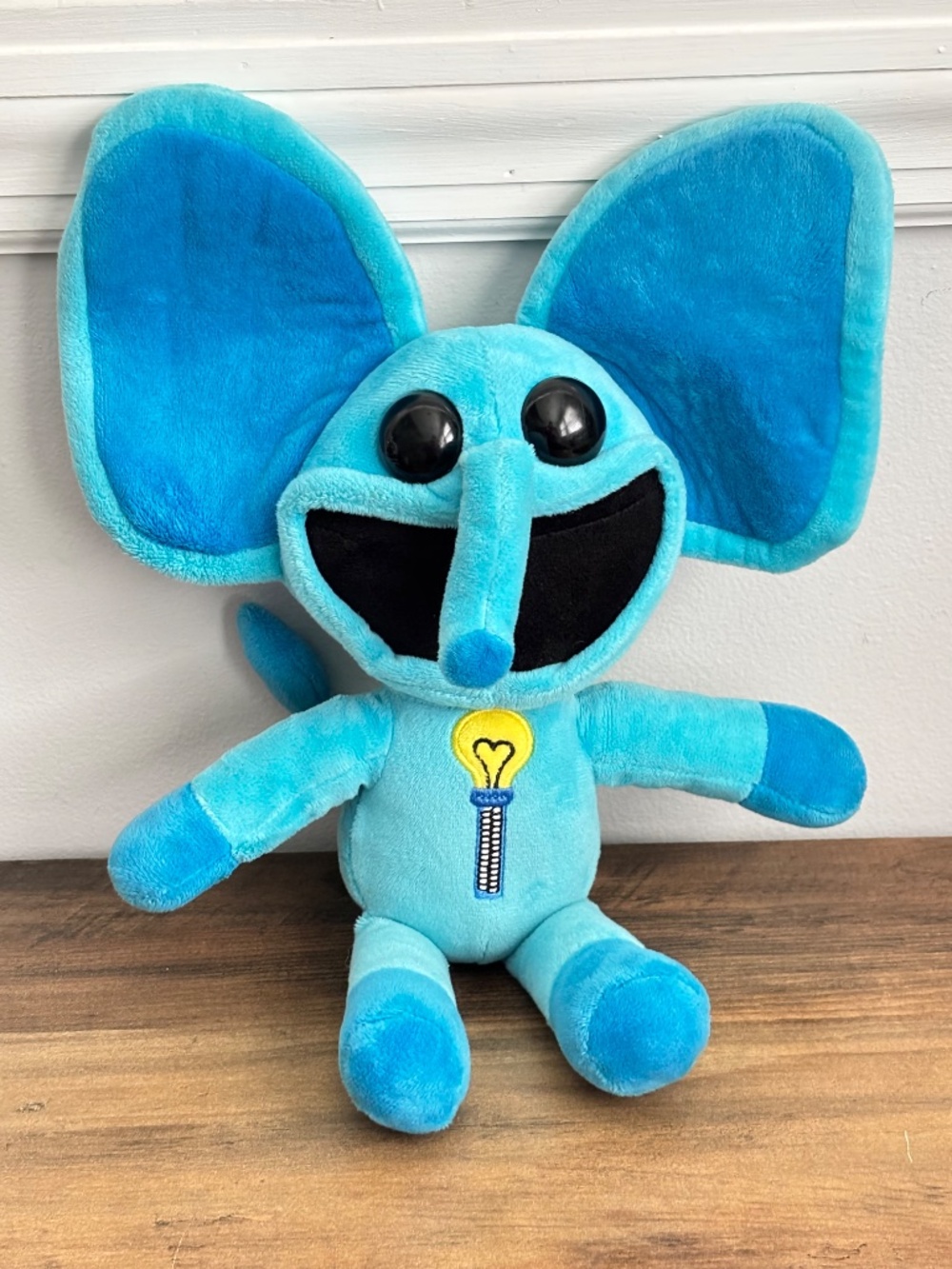 Poppy Playtime Smiling Critters Blue Bubba Bubbaphant Plush Stuffed Animal Toy